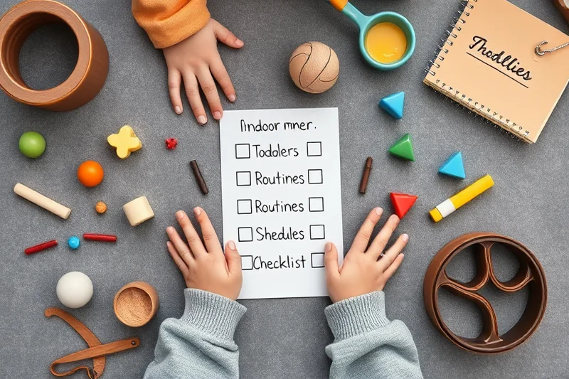 indoor toddler games routines schedules checklist — Indoor Toddler Games Routines Schedules Checklist (the finished result)