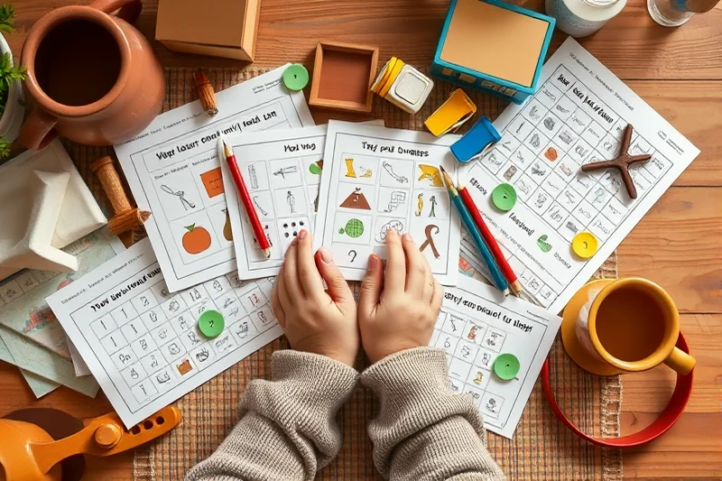 easy indoor toddler games printables — Easy Indoor Toddler Games Printables (the finished result)