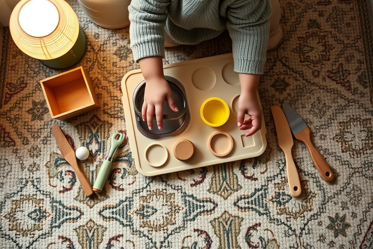 kids kitchen play set — Kids Kitchen Play Set (the finished result)